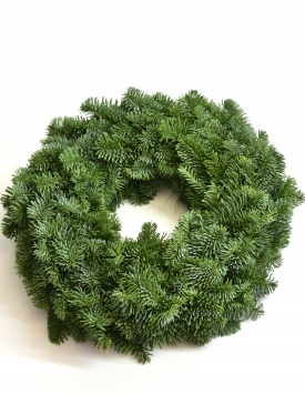 Wreath of fir branches...