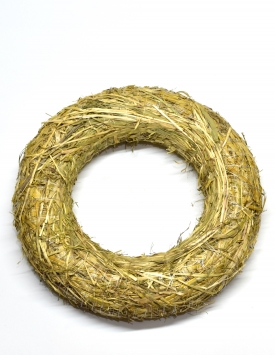 Straw wreath ring 30 cm. KV010