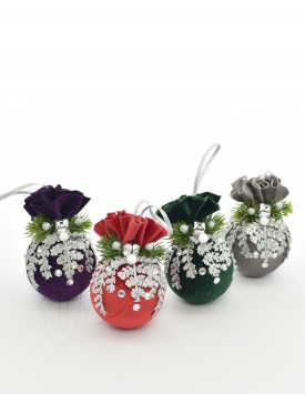 Handmade Christmas balls...